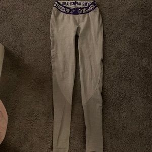 Gymshark Flex Leggings (blue/purple band)